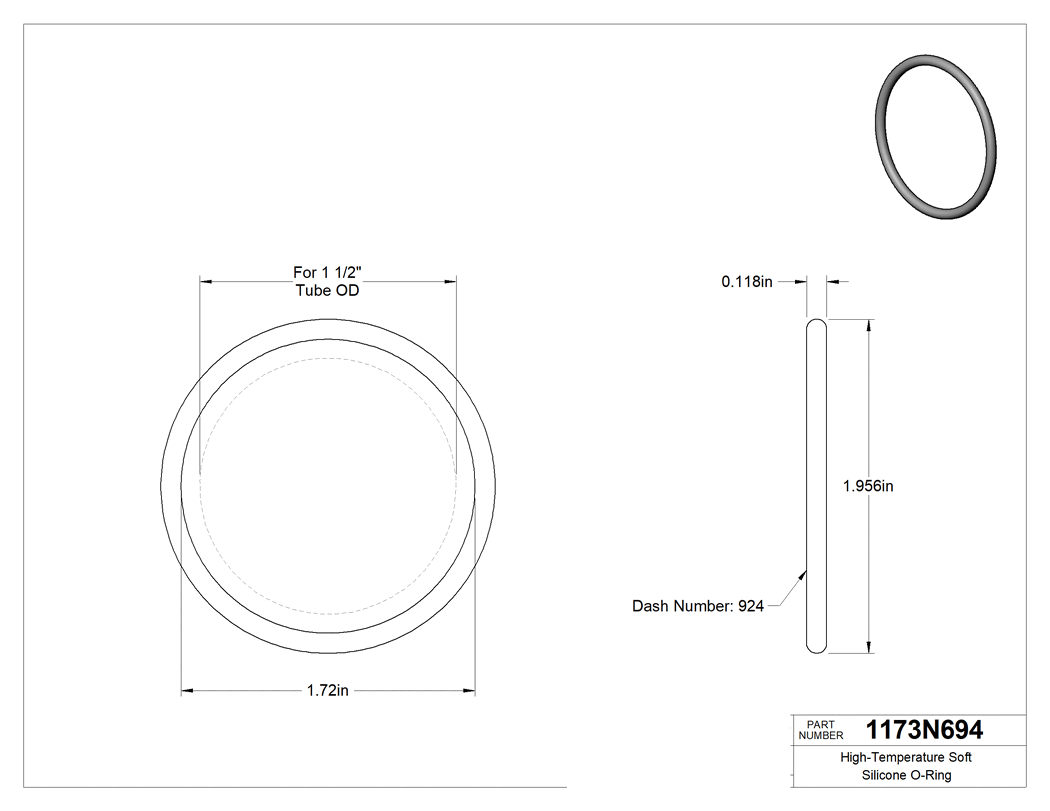 Technical drawing - 1173N694